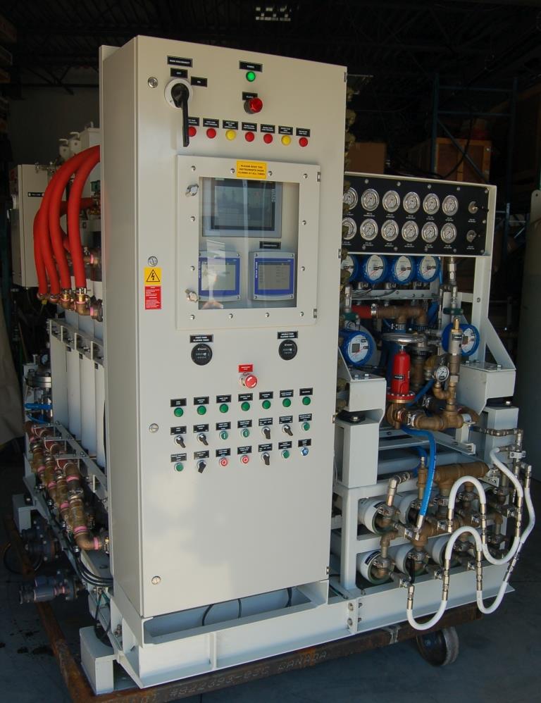 Shipboard Reverse Osmosis Desalinators provide naval ships with fresh, pure drinking water